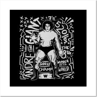 Andre The Giant Graphic Posters and Art